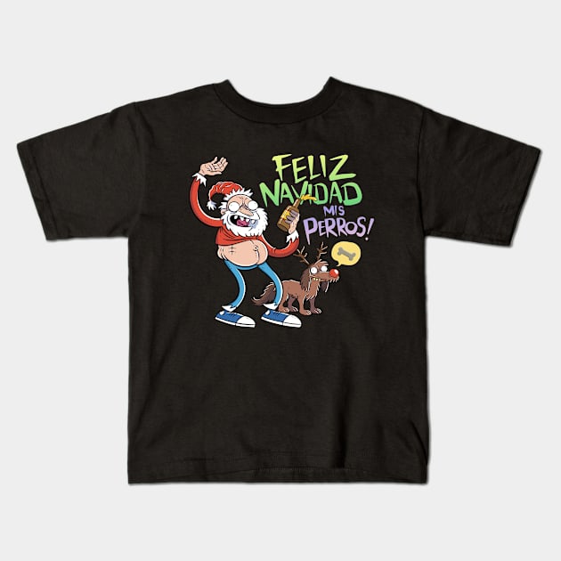 Feliz Navidad ! Kids T-Shirt by FictionFactory